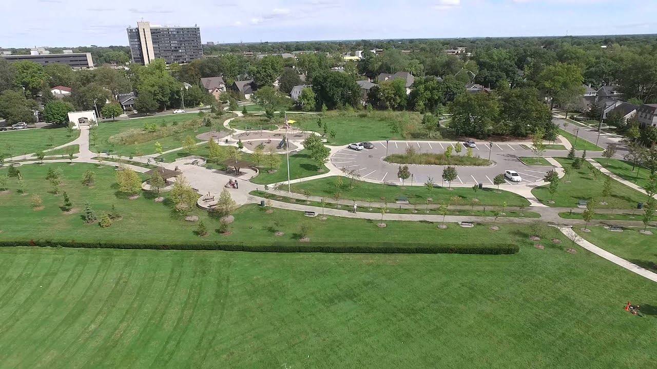 Barnum Park in Birmingham, Michigan