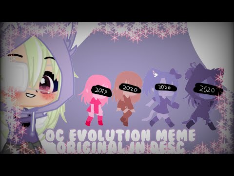 Oc Evolution meme || 2017-2020 || Lazy? || Original in desc ||
