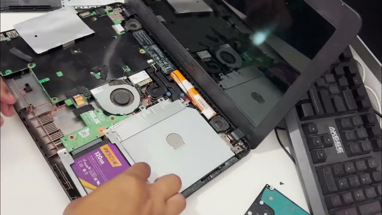 asus-x441s-upgrade-ssd-install-windows-10-youtube