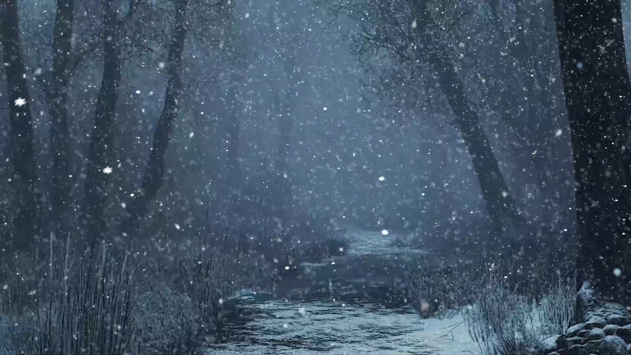 Howling Wind Sounds for Sleep - Winter Storm Ambience with Blowing Snow ...