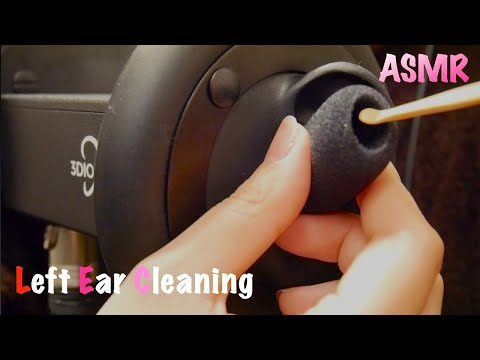 [ASMR]左耳の耳かき♪Left ear cleaning[No Talking]