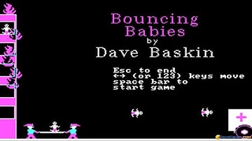 Bouncing Babies gameplay (PC Game, 1984)