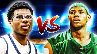 Lebron Vs Bryce James At Age 16