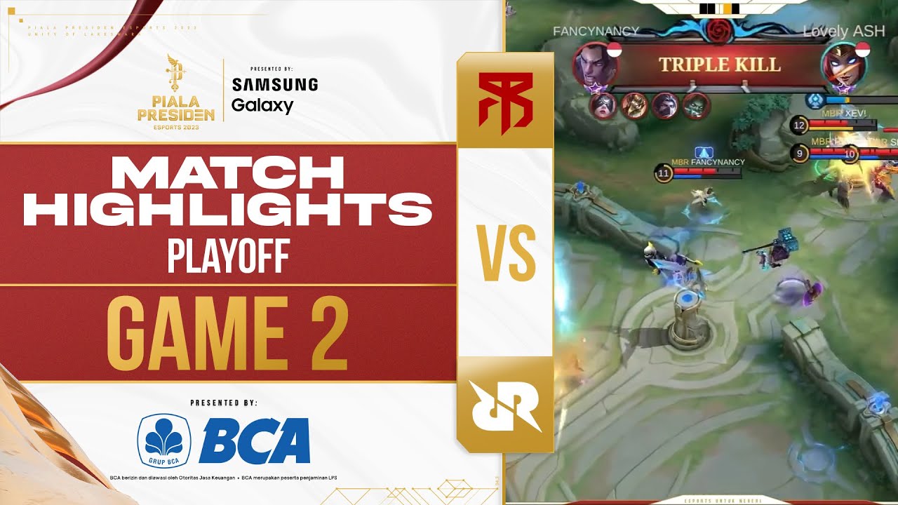 (MLBB WOMEN) MATCH HIGHLIGHT -  MBR DELPHYNE VS RRQ MIKA -  GAME 2 - PLAYOFFS