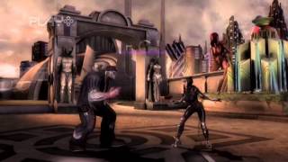 Injustice Gods Among Us running on PS4