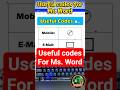 Word tips | word | instant trick #shortsfeed #shorts #shortsvideo