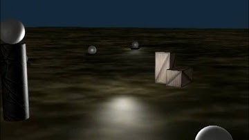 My first DirectX 3D Game Engine - Textured meshes first test.