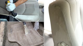 Disgusting 14 Year Old Car Interior Gets Thoroughly Cleaned and Detailed