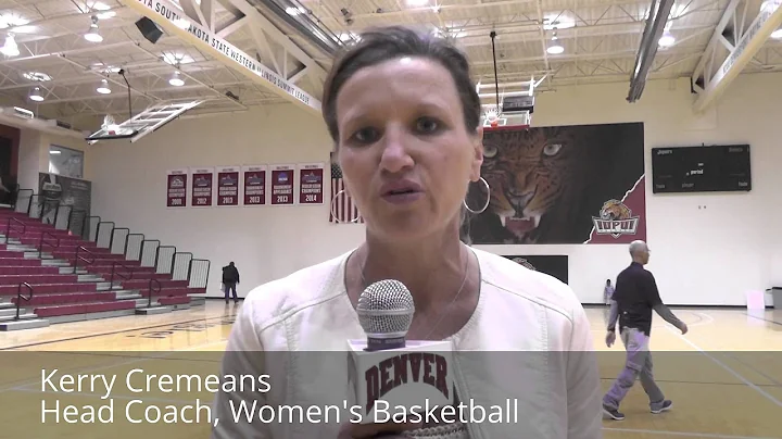 HC Kerry Cremeans after game at IUPUI