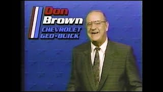1992 Don Brown Chevy Geo Buick commercial