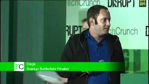 Deja Startup Battlefield Presentation