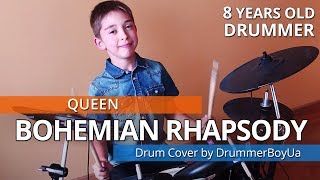 Queen - Bohemian Rhapsody - Drum Cover by 8 years old Drummerboy