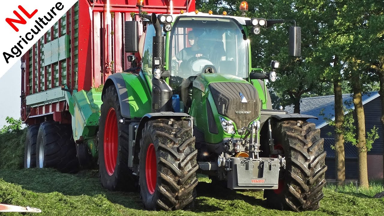 Grass silage  Fendt 828  724 Vario S4 ProfiPlus  Gras oprapen  Schimmel Overberg  2018