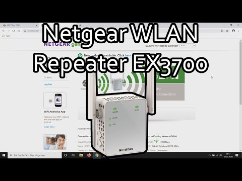 Netgear WLAN Repeater einrichten und verbinden (EX3700)