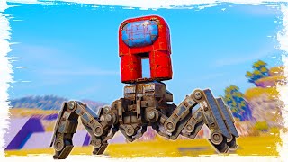 ЭТА ПОСТРОЙКА AMONG US ПОБЕДИТ ВСЕХ! БИТВА АВТОСБОРОК CROSSOUT