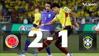 Colombia 2-1 Brasil | Eliminatorias Sudamericanas al Mundial 2026 - Fecha 5