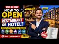 How to Open a Restaurant or Hotel (Step-by-Step) | Complete Business Guide for Beginners 2026