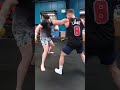 Beginner boxing drills to practice covering distance off the jab. #boxing #training #shorts