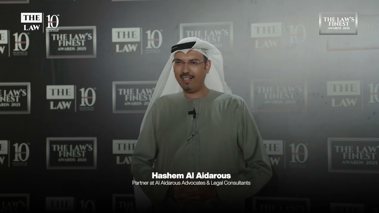 THE LAW's Finest Awards — Hashem Al Aidarous
