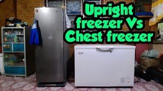 Upright freezer Vs Chest freezer. Negosyong yelo alin ang mas maganda?