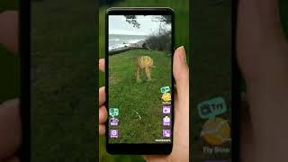 Dinosaur 3D AR - How to use AR Mode - Tutorial screenshot 1