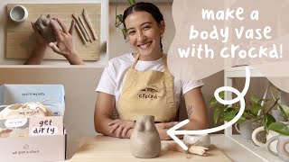 Make A Clay Body Vase With Crockd Figure Or Torso Vase