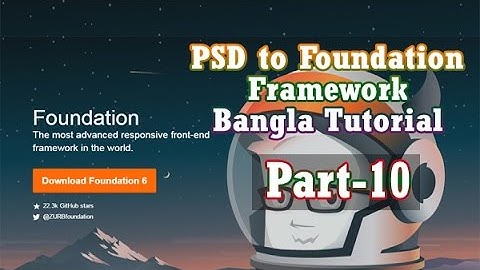 Foundation Framework Web Design Bangla Tutorial (Part-10)