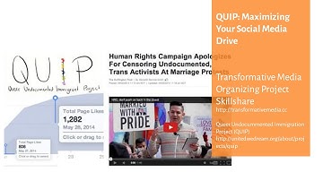 OCTOP Skillshare #7: QUIP- Maximizing Your Social Media Drive