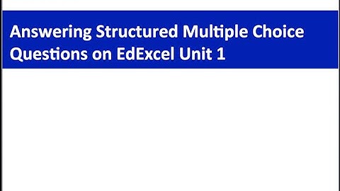 AS Economics: Supported MCQs for Edexcel Unit 1