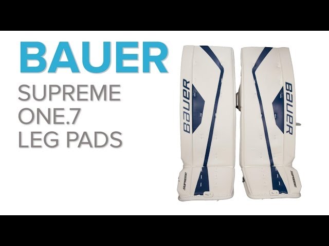 Bauer Supreme One.7 Goalie Pads 28 +1 Wht/Red – Sports Replay - Sports  Excellence