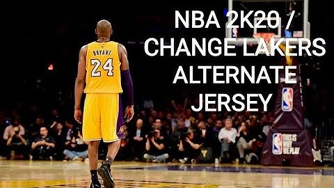 NBA 2K20 / CHANGE LAKERS ALTERNATE JERSEY