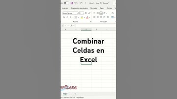 Cómo Combinar Celdas en Excel en 6 Segundos 🚀 #ExcelTips #Shorts"