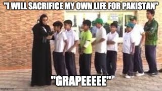 Grape 🍇 pledge from pakistani kids