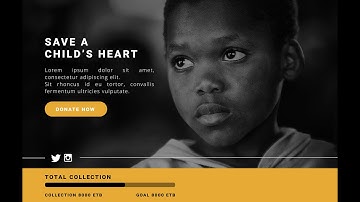 Charity Website Design with React and Styled Component - Part One | Styling