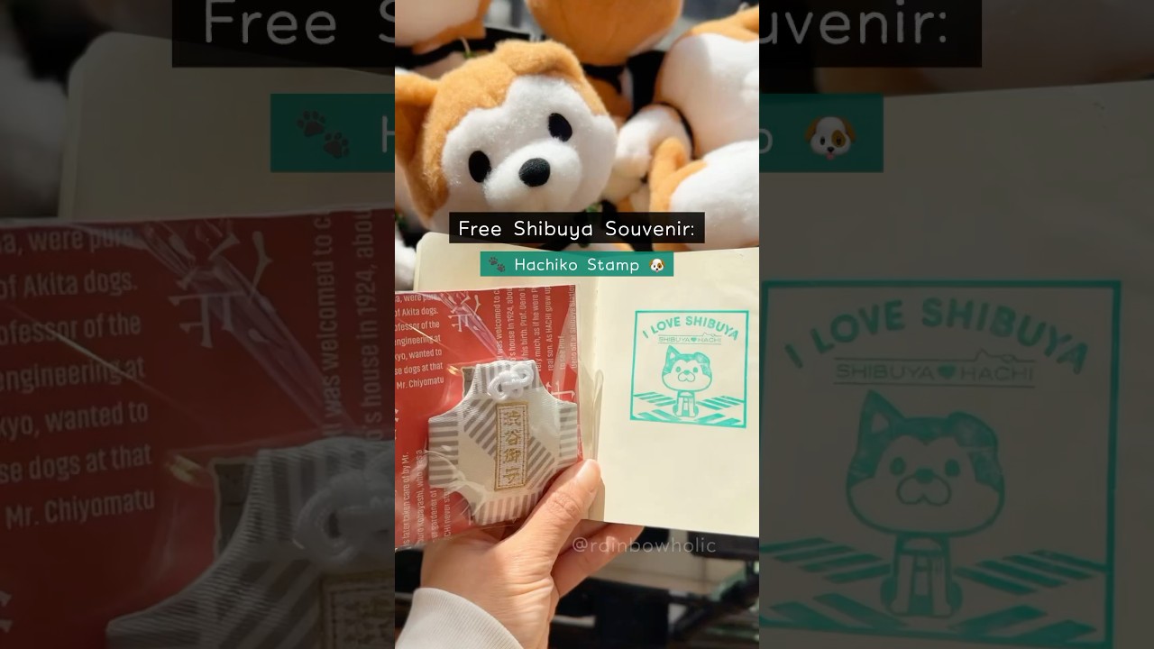 Shibuya Hachiko Souvenir Stamp 🐶🐾💮 - YouTube