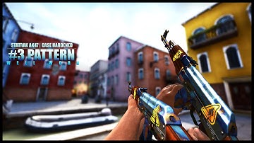 Stattrak AK47 | Case Hardened Top Tier Blue Gem #3 Pattern Showcase
