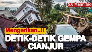 Ngeri..!! Detik-detik Gempa Cianjur Terekam CCTV