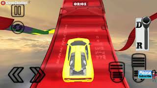 Impossible Car Tracks Drive Stunt / Car Driving On Sky Tracks / Android Gameplay #2 screenshot 5