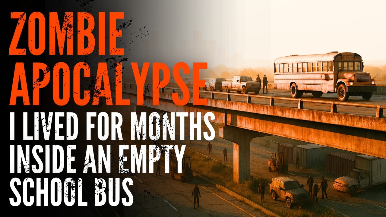 ZOMBIE APOCALYPSE: I Lived for Months Inside an Empty School Bus Parked on the Highway Overpass