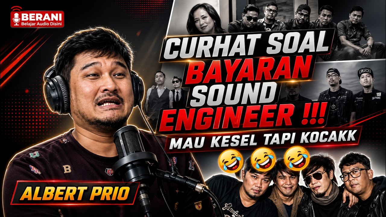 KALO MAU BAGUS JANGAN BAYAR MURAH DONG! ALBERT PRIO, GITAR TECH & SOUND ENGINEER