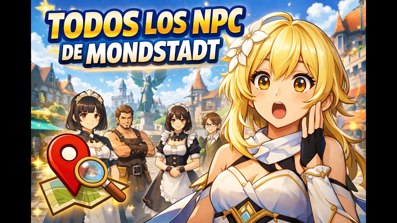 ¡RECORRIMOS TODO MONDSTADT! Encontramos a la MAYORIA de los NPC del mapa ? GIVivo 20260329