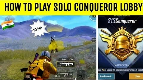 SOLO conqueror Hard lobby chicken || KaiOP