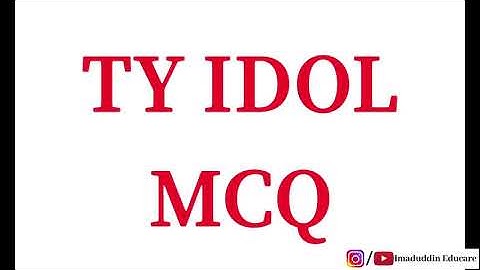 TYBcom IDOL MCQ Questions | Financial Accounting | BCom/BAF/BBI/BFM..|  Sunil Panda Sir