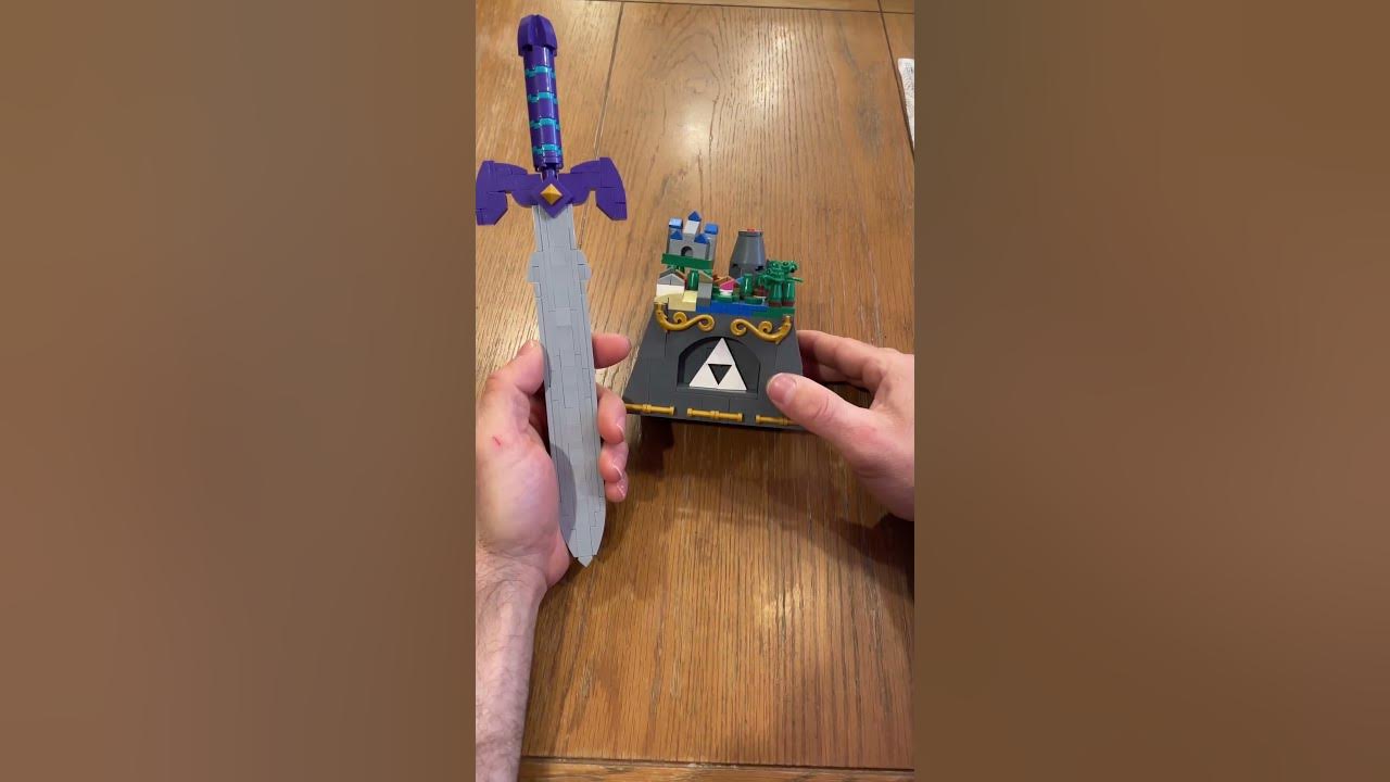 MOC Factory 89452 The Legend of Zelda: Breath of the wild Master Sword with  99 Pieces