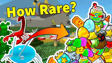 The Loot Rarity of Every Mob in Bee Swarm Simulator...
