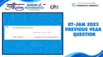 Question 52 | IIT JAM 2023