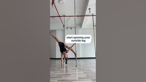 Floor K | Pole Dance Tutorial #poledance #tutorial #shorts #shortsvideo #handstand #dancetutorial