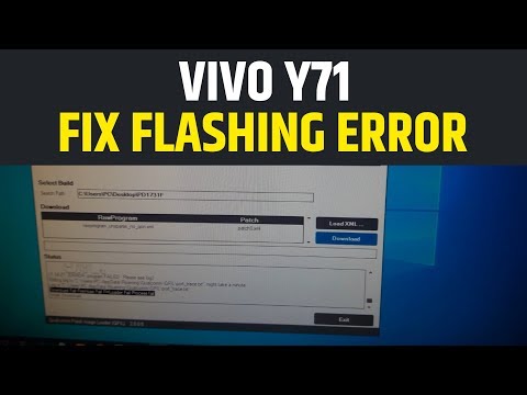 Fix Vivo Y71 Download Fail: FireHose Fail Fhloader Fail:process fail