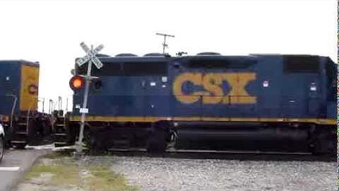 Short CSX Train with Caboose