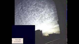 The EAST sky  11-5 2025 1 til ...../ more recorded timelapse on channel5